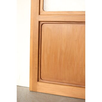 曲木組子のプレスガラス戸L　GD0159 