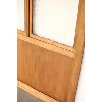 曲木組子のプレスガラス戸M　GD0160 