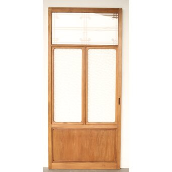 曲木組子のプレスガラス戸M　GD0160 ここから背面