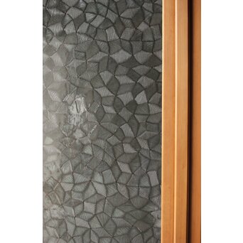 曲木組子のプレスガラス戸M　GD0160 