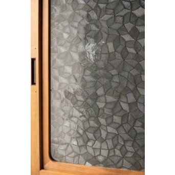 曲木組子のプレスガラス戸M　GD0160 