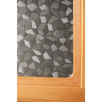 曲木組子のプレスガラスドア　GD0161 