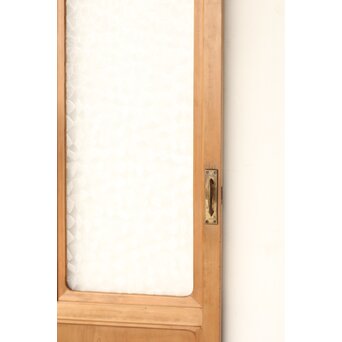 曲木組子のプレスガラスドア　GD0161 