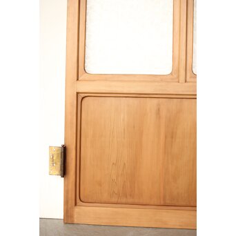 曲木組子のプレスガラスドア　GD0161 