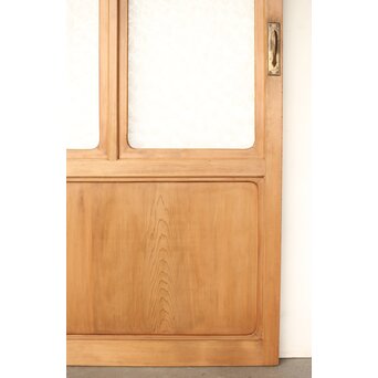 曲木組子のプレスガラスドア　GD0161 