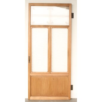 曲木組子のプレスガラスドア　GD0161 ここから背面