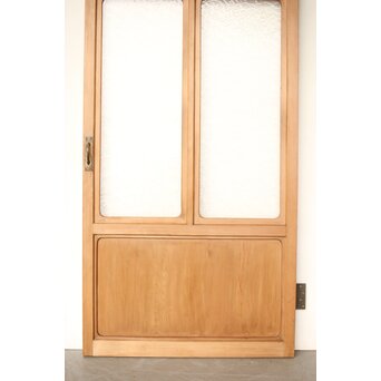 曲木組子のプレスガラスドア　GD0161 