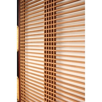 金銅金具 特大寺院筬欄間 2枚1組　R0275 