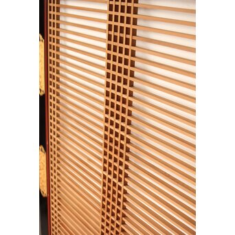 金銅金具 特大寺院筬欄間 2枚1組　R0275 