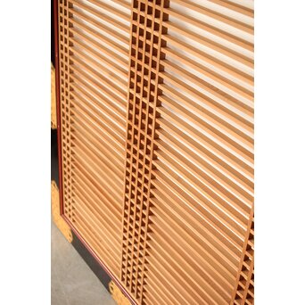 金銅金具 特大寺院筬欄間 2枚1組　R0275 