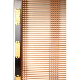 金銅金具 特大寺院筬欄間 2枚1組　R0275 