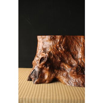 天然木 自然木の瓶掛/火鉢　X400 