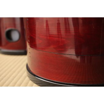 渡辺喜三郎 曲木/まげわっぱ 火鉢/瓶掛 2個1組　Q323 