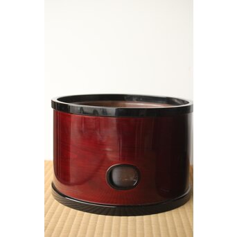 渡辺喜三郎 曲木/まげわっぱ 火鉢/瓶掛 2個1組　Q323 