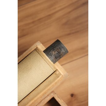 尾竹国観 二見ヶ浦 絹本軸装 掛軸 共箱　Z390 