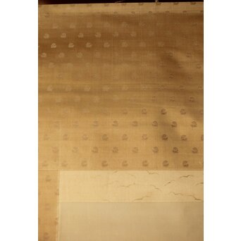 尾竹国観 二見ヶ浦 絹本軸装 掛軸 共箱　Z390 