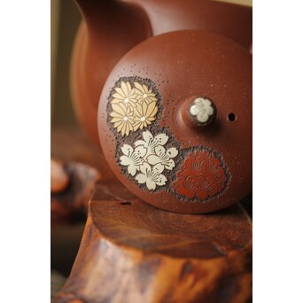 森下宗則 常滑焼 茶器一式　P387 