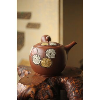 森下宗則 常滑焼 茶器一式　P387 