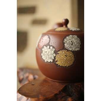 森下宗則 常滑焼 茶器一式　P387 