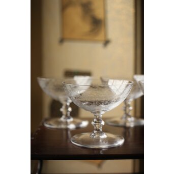 Baccarat バカラ ローハン シャンパンクープ 5客　Y040 