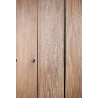 観音開 門扉一対　W088 松ヤニが影響したと思われます