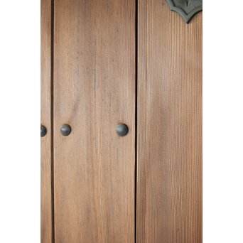 観音開 門扉一対　W088 全て美しい柾目で統一