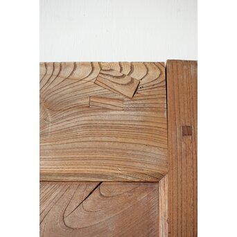 欅一枚板蔵戸　W089YD 埋木も景色に