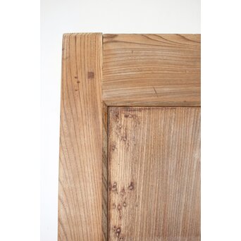 欅一枚板蔵戸　W089YD 穴埋め跡あり