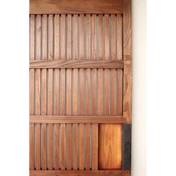 細身格子蔵戸　W090 