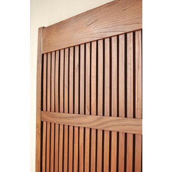 細身格子蔵戸　W090 