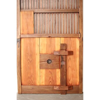 細身格子蔵戸　W090 