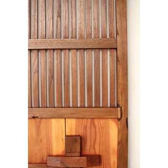 細身格子蔵戸　W090 