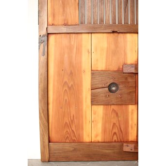 細身格子蔵戸　W090 