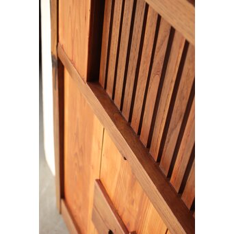 細身格子蔵戸　W090 