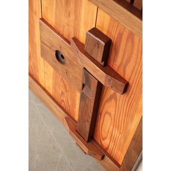 細身格子蔵戸　W090 