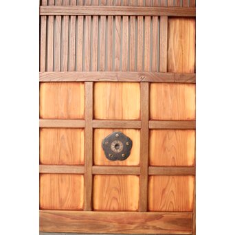 細身格子蔵戸　W090 