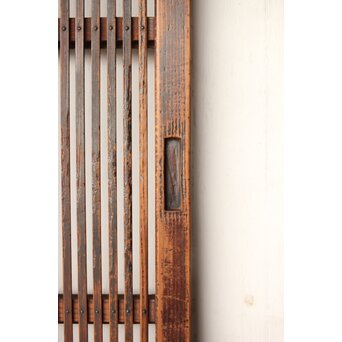 時代格子戸 4枚1組　L1074 時代を感じる　程よい使用感