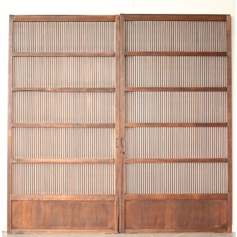 時代格子戸 4枚1組　L1074 AB　ウラ