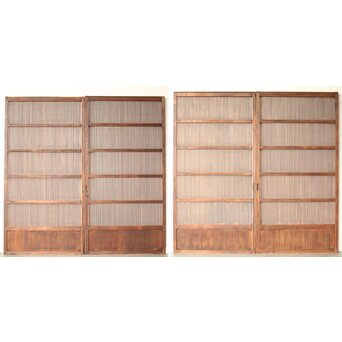 時代格子戸 4枚1組　L1074 ABCD　ウラ　4枚1組