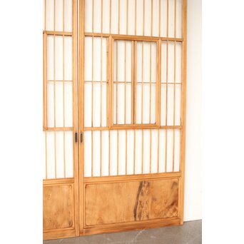 屋久杉 猫間障子戸 4枚1組　F246Y 