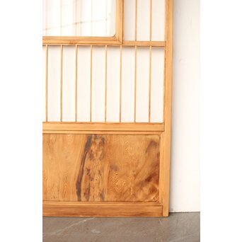 屋久杉 猫間障子戸 4枚1組　F246Y 