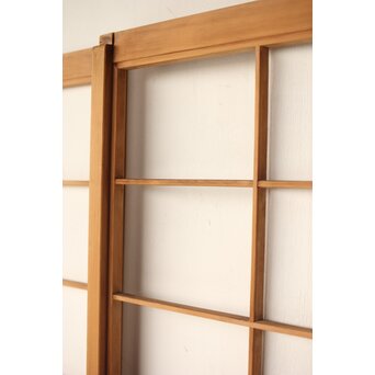 屋久杉 雪見障子戸 4枚1組　F247 