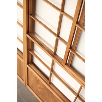 屋久杉 雪見障子戸 4枚1組　F247 