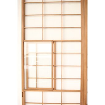 屋久杉 雪見障子戸 4枚1組　F247 