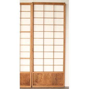 屋久杉 雪見障子戸 4枚1組　F247 