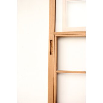 屋久杉 雪見障子戸 4枚1組　F247 