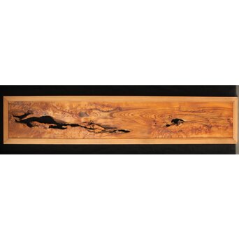 松天然木 自然木欄間　R0276 反対の面