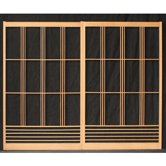 組子書院戸 2枚1組　R0278 ここから障子面