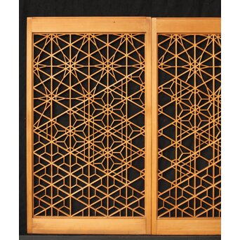 多種組子書院戸 2枚1組　R0280 