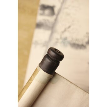 津田青楓【嵯峨嵐山】頼山陽詩 掛軸　Z394 